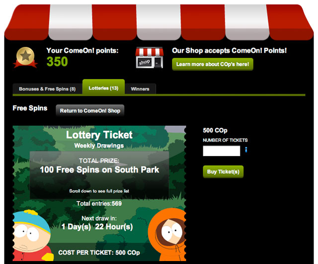 South Park Free SPins