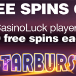 Win 1000 NetEnt free spins on Starburst at CasinoLuck