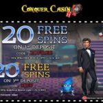 Conquer Casino November 2016 Bonus Codes now available