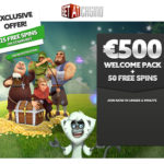 Exclusive BetAt Casino January 2017 Welcome Offer – 100% up to €/£/$500 + 50 Free Spins