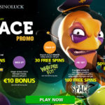 Get February Free Spins in CasinoLuck’s Space Promotion (7 – 12 February 2017)