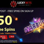 Get 50 No Deposit Free Spins on Starburst Slot at LuckyBets Casino!