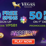 Get 20 Vegas Paradise No Deposit Free Spins in March 2017 | Get an additional 50 Free Spins by depositing £/€/$10