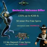 Exclusive offer at Wixstars Casino! Get 15 No Deposit Free Spins and a 150% Welcome bonus up to €200 + 30 free spins